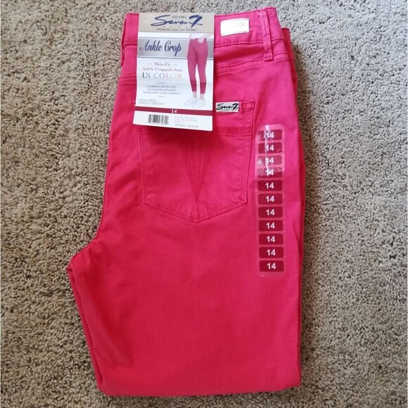 NWT Seven7 High-rise Ankle Skinny Crop - Picture 1 of 8